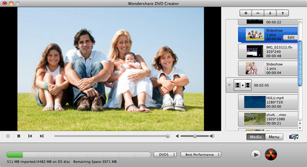 how to create a photo slideshow on mac and burn it onto dvd
